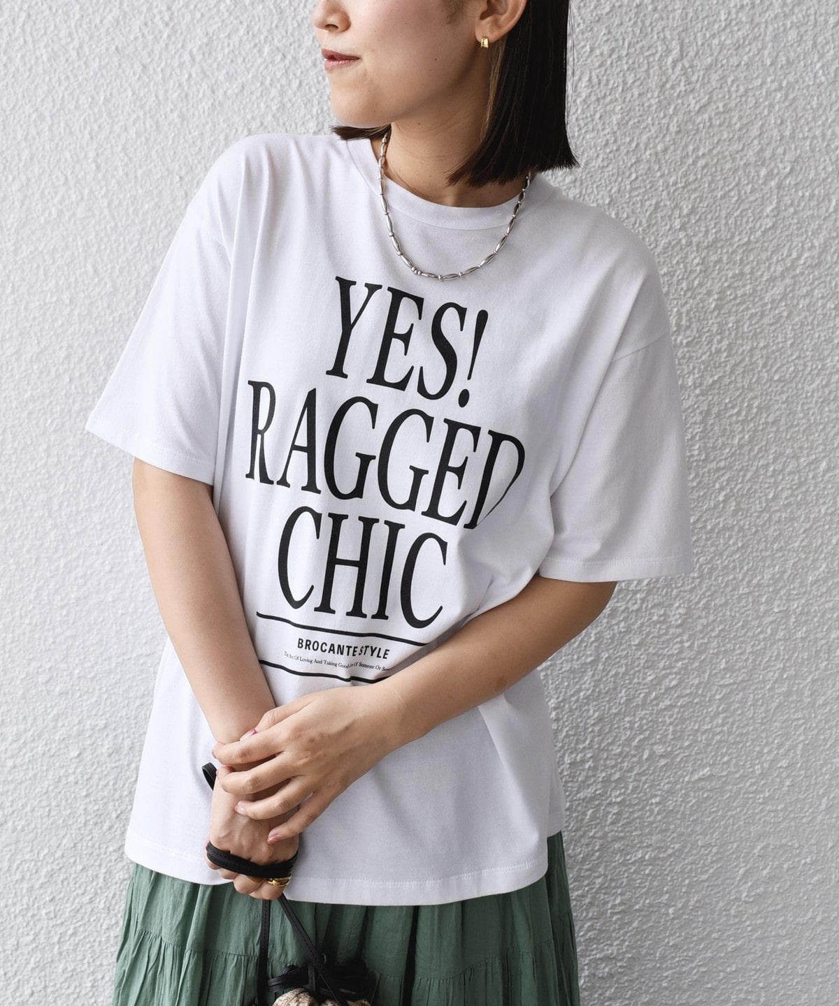 81BRANCA:YES RAGGED CHIC TEE◇: Tシャツ/カットソー SHIPS 公式