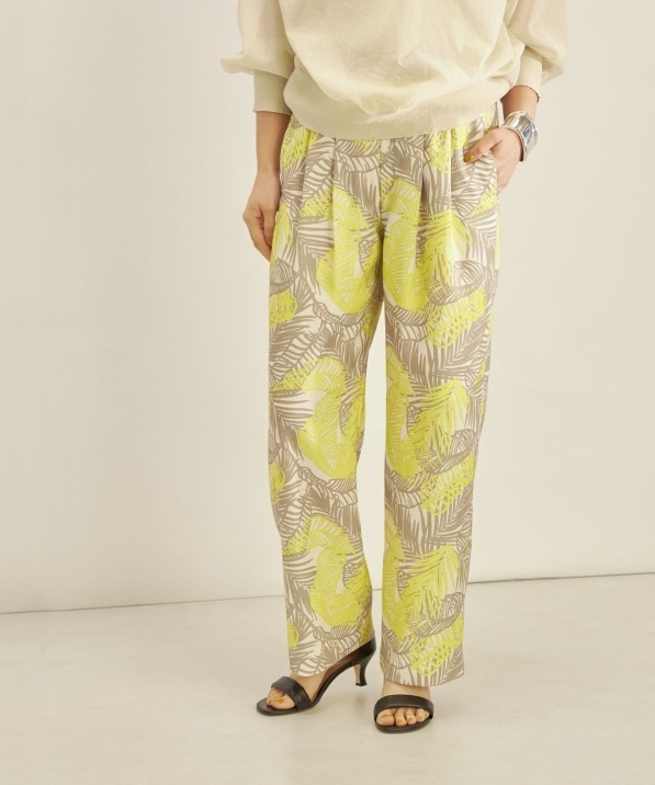 6(ROKU)＞LEAF PRINT PANTS - www.seasidemedicalpractice.com