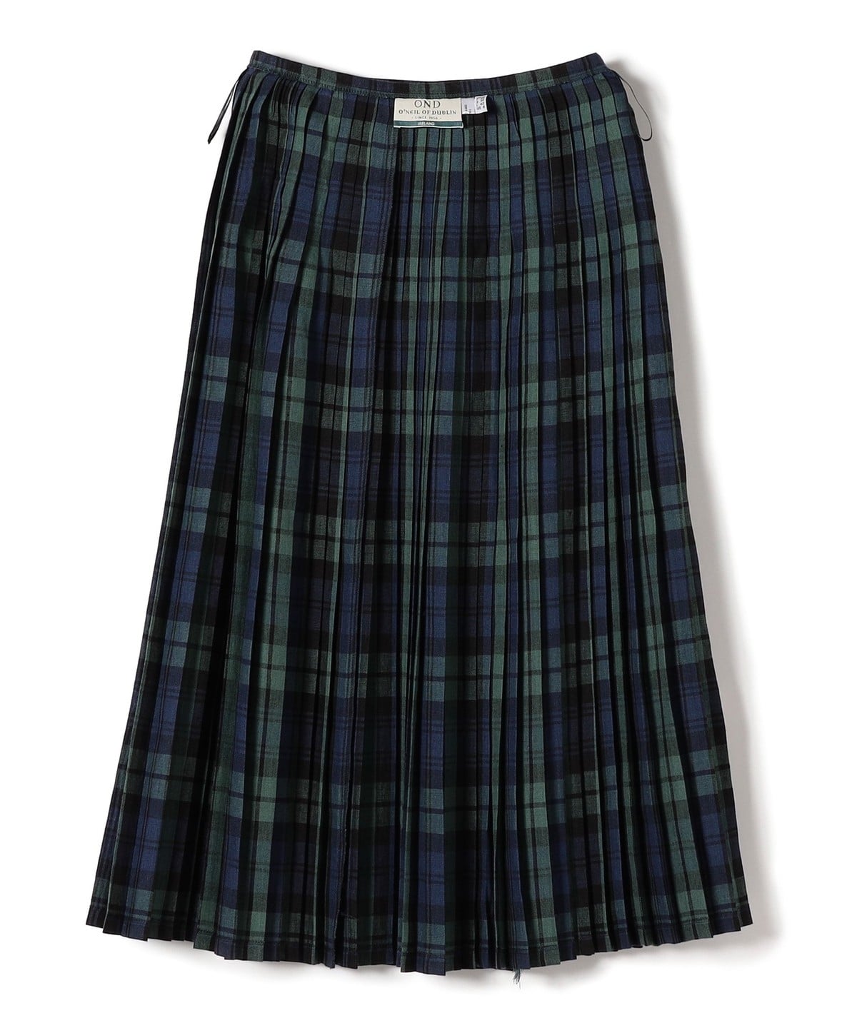 ONEIL OF DUBLIN:アコーディオン ロング キルト スカート: スカート ...