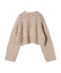 PONTI:PLAIN BDR HAND KNIT