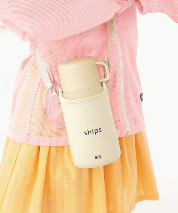 thermo mug: ミニ アンブレラボトル(ホワイト) SHIPS any シップス 食器・調理器具・キッチン用品 グラス・マグカップ・タンブラー ホワイト[Rakuten Fashion]