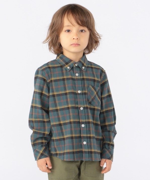 SHIPS KIDS:ネル チェック ボタンダウン シャツ(100～130cm): シャツ/ブラウス SHIPS 公式サイト｜株式会社シップス