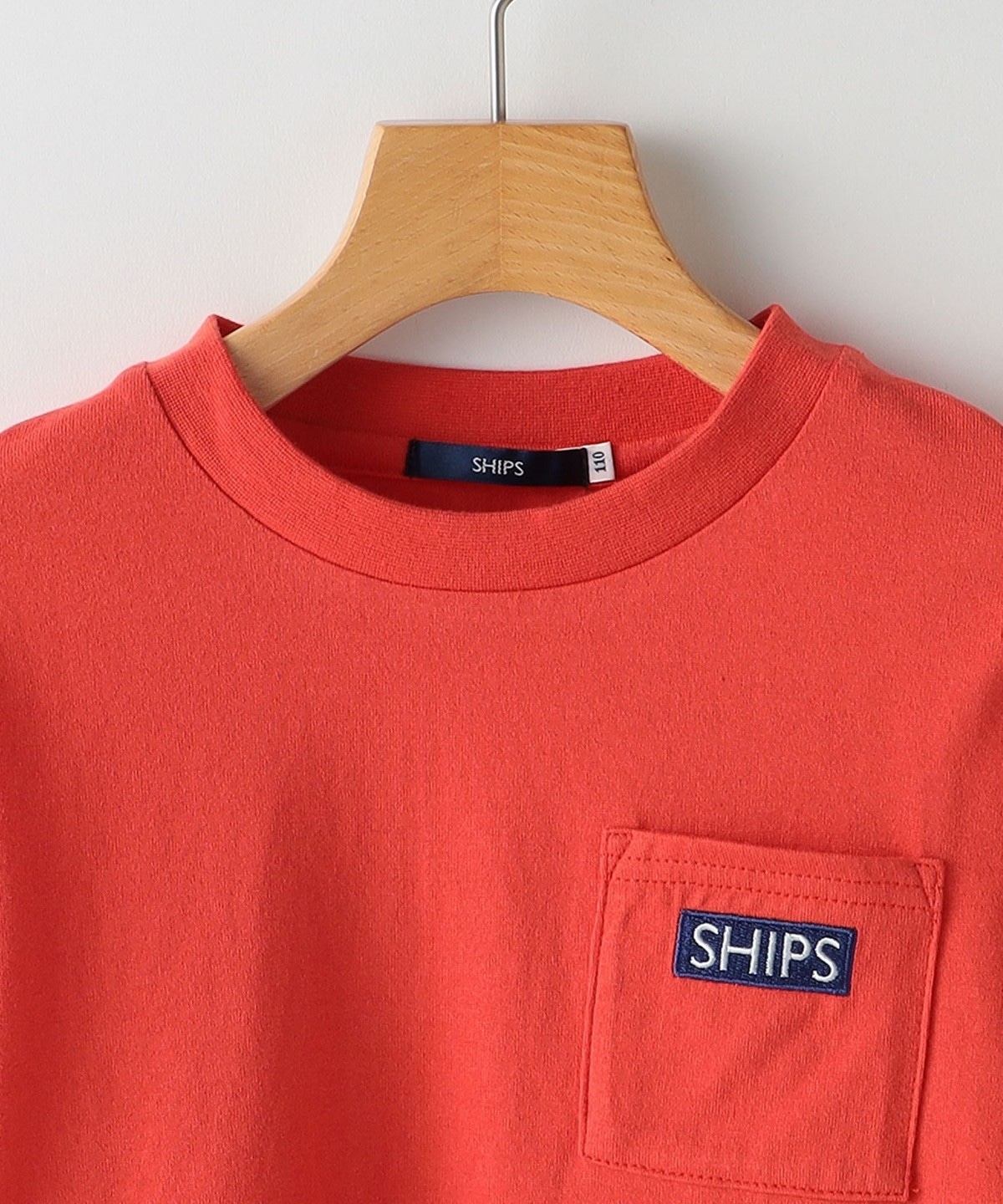 SHIPS KIDS:100～130cm / SHIPS ロゴ 長袖 TEE: Tシャツ/カットソー