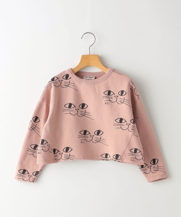 BOBO CHOSES:100～120cm / SMILING CAT CROPPED SWEAT: トップス SHIPS 