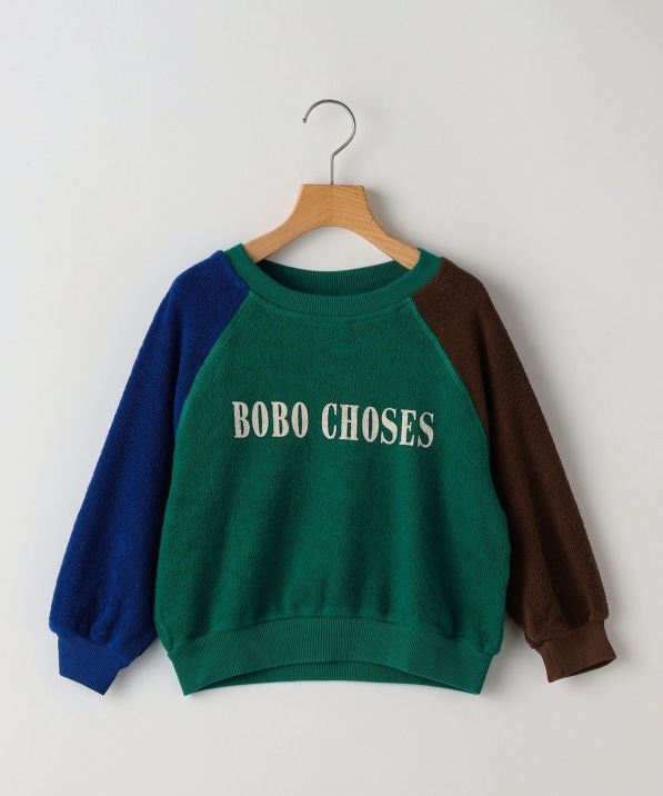 BOBO CHOSES 100 130cm COLOR BLOCK SWEAT SHIRT SHIPS