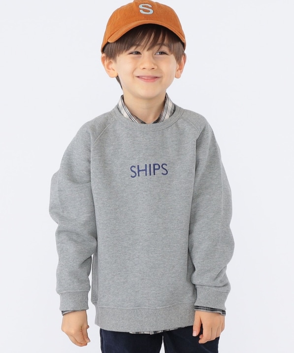 SHIPS KIDS:100～130cm / 刺繍 ロゴ スウェット: トップス SHIPS 公式