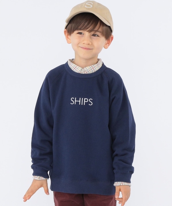 SHIPS KIDS:100～130cm / 刺繍 ロゴ スウェット: トップス SHIPS 公式