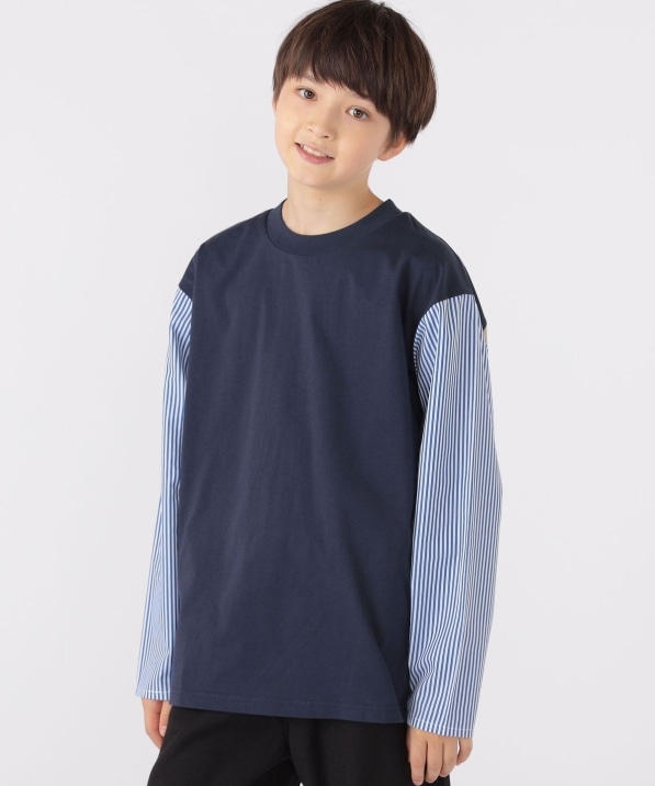 SHIPS KIDS:140`160cm / p^[ ؑ  TEE