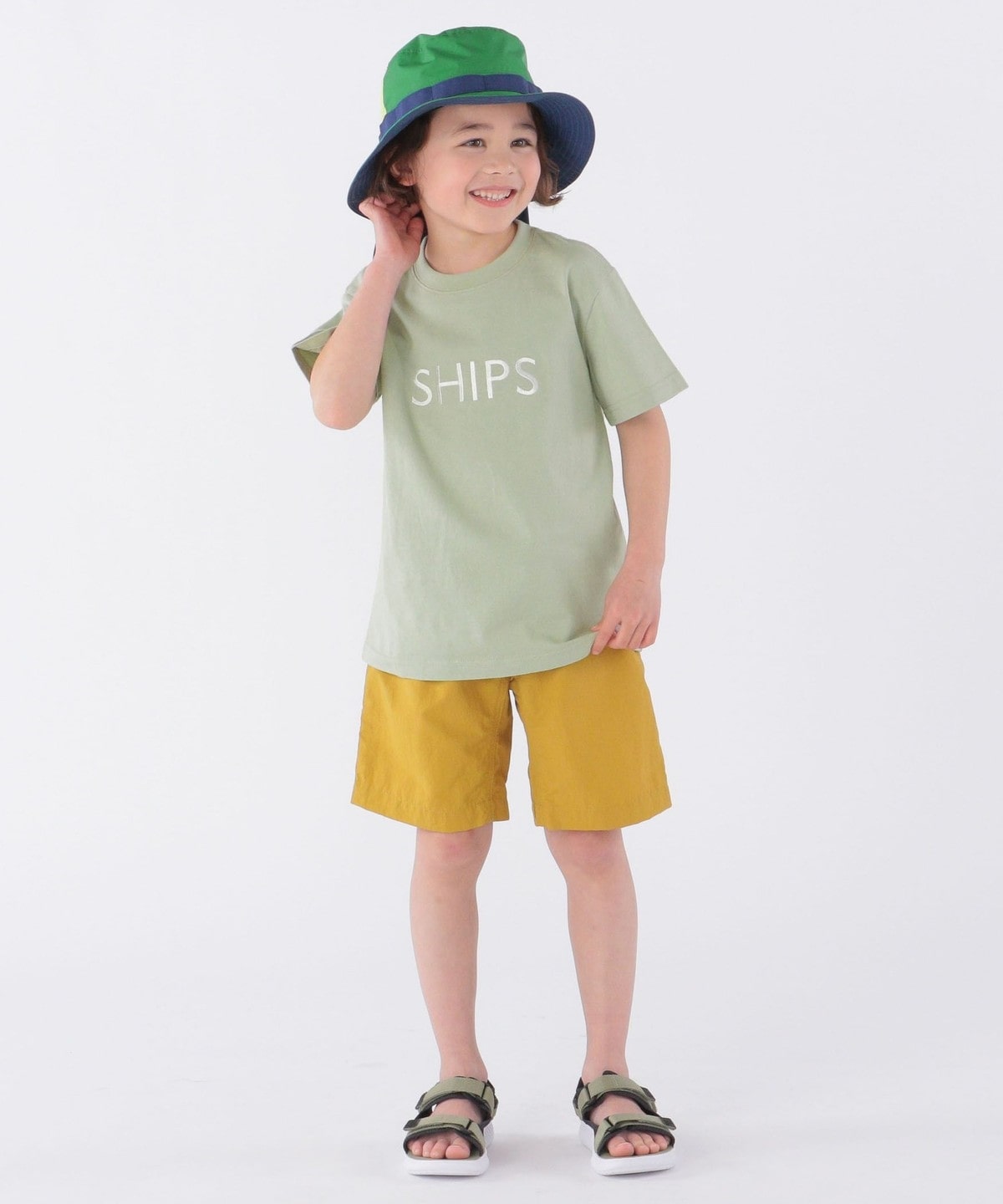 SHIPS KIDS:SHIPS ロゴ TEE(100～160cm): Tシャツ/カットソー SHIPS 