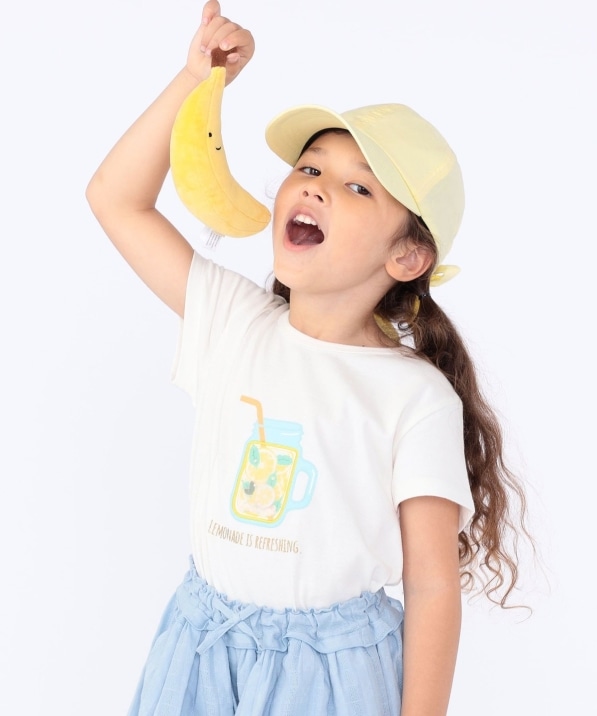 SHIPS KIDS:100～130cm / ドリンク モチーフ 半袖 TEE: Tシャツ