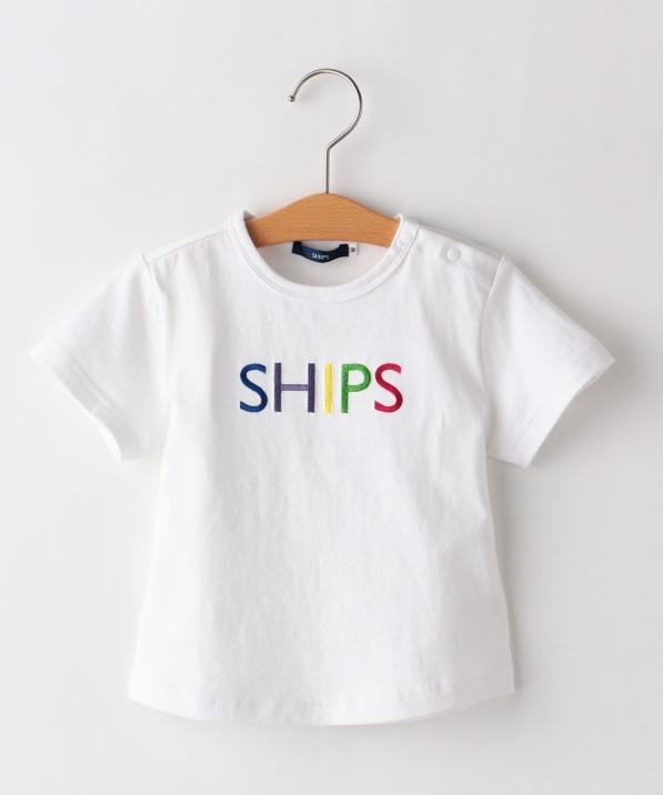 SHIPS KIDS:80～90cm / SHIPS ロゴ TEE: Tシャツ/カットソー SHIPS