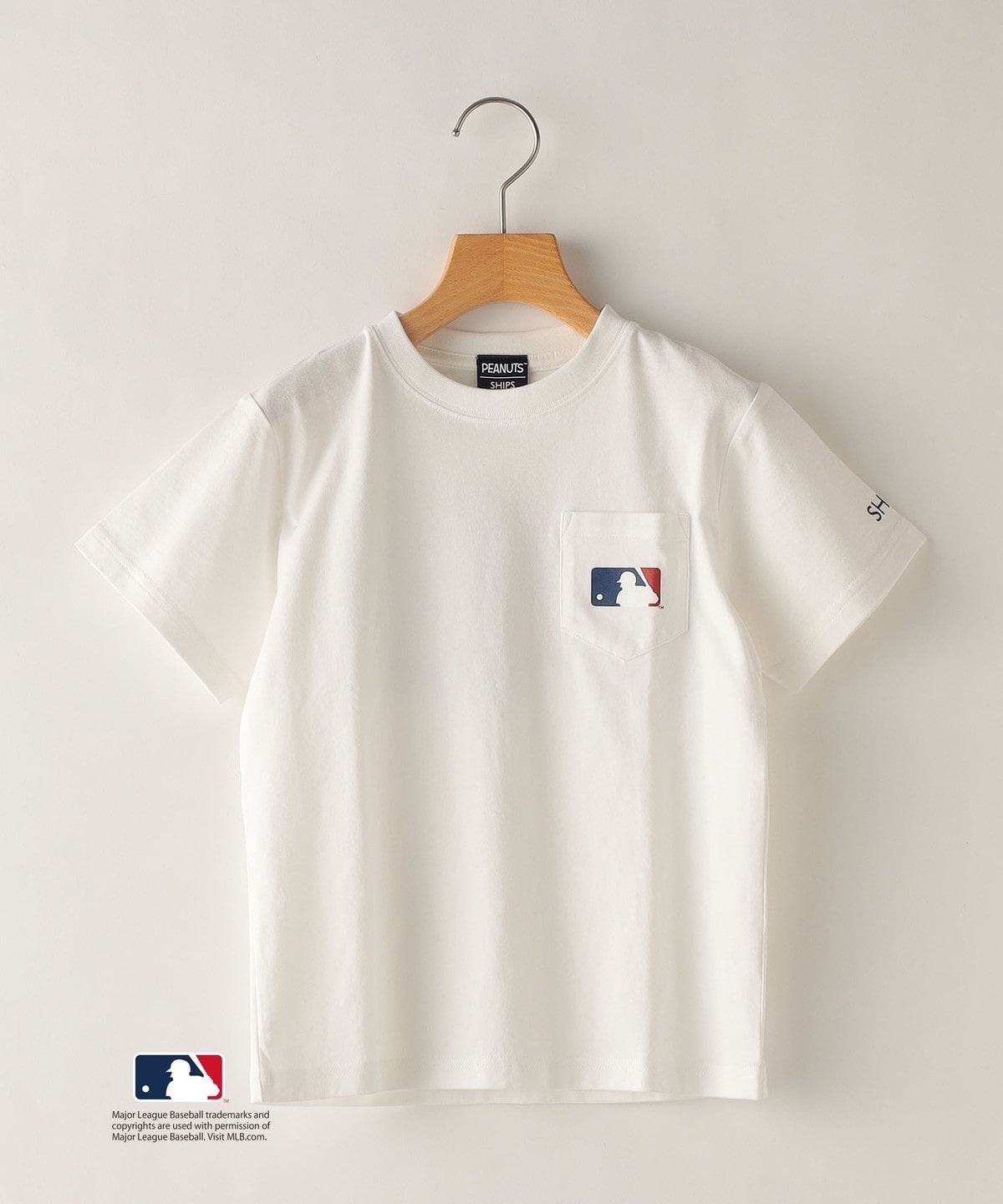 SHIPS KIDS:85～95cm / スヌーピー×MLB TEE: Tシャツ/カットソー SHIPS