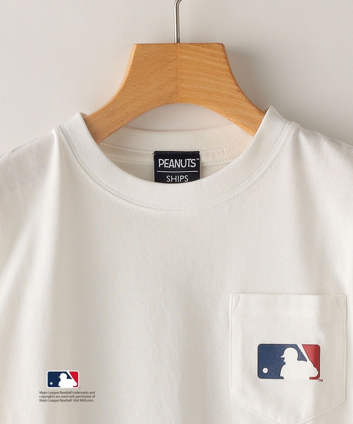 SHIPS KIDS:85～95cm / スヌーピー×MLB TEE: Tシャツ/カットソー SHIPS