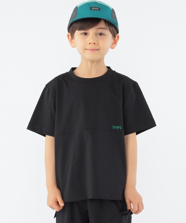 SHIPS KIDS:100～130cm /〈UVカット/吸水速乾〉ドライタッチ プル