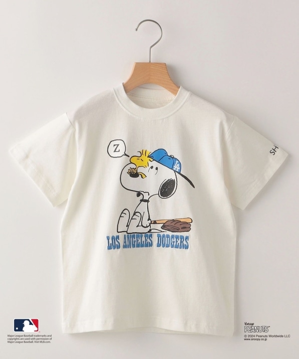 SHIPS KIDS:130～170cm / スヌーピー×MLB TEE: Tシャツ/カットソー 