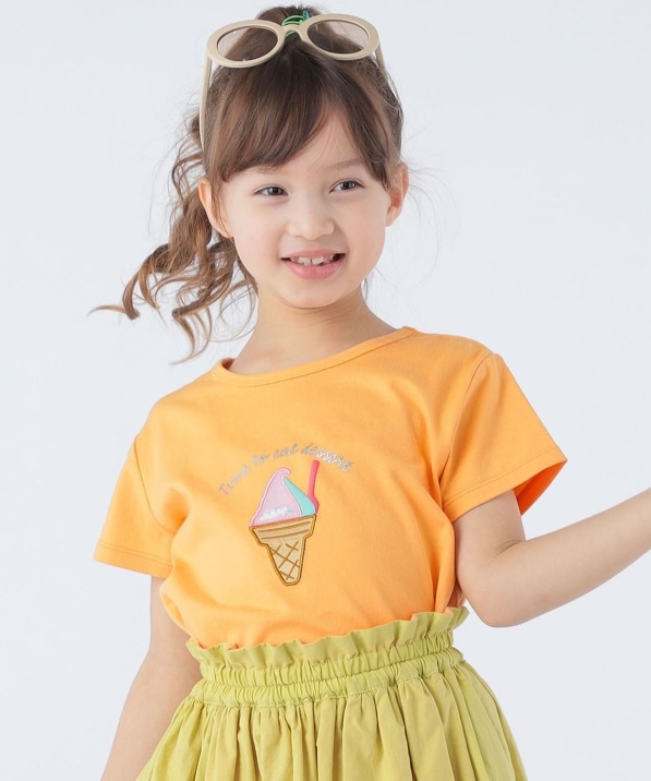SHIPS KIDS:100～130cm / アイスクリーム モチーフ TEE: Tシャツ