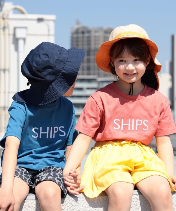 SHIPS KIDS:100～160cm / SHIPS ロゴ TEE: Tシャツ/カットソー SHIPS 