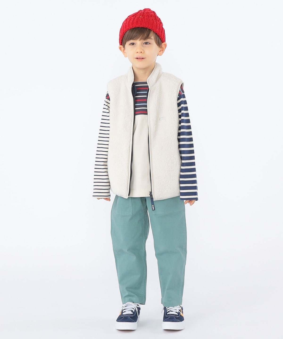 SHIPS KIDS別注】GRAMiCCi:100～160cm / クロップド パンツ: パンツ