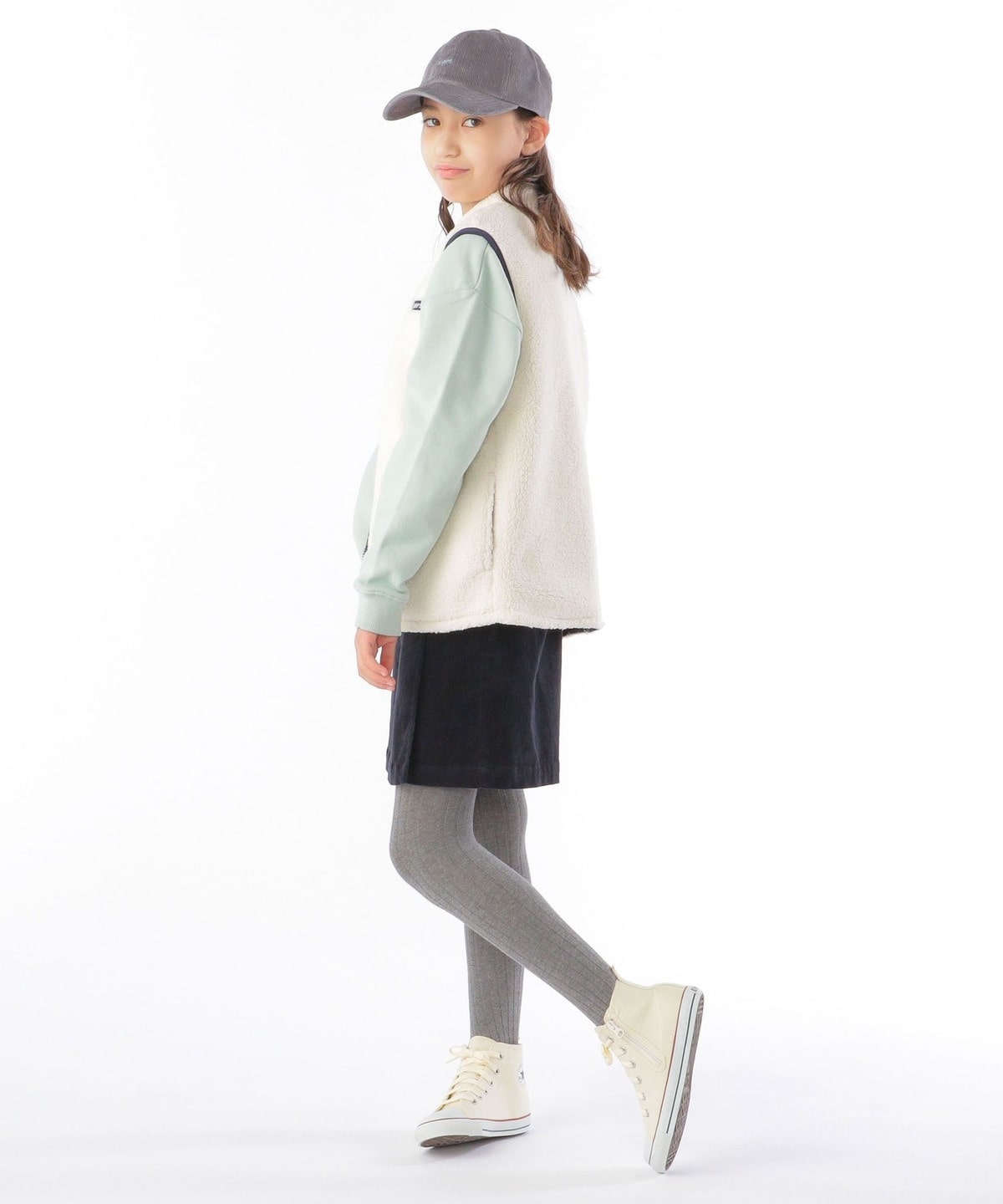 SHIPS KIDS:140～150cm / ＜撥水/洗える＞フラワー ボア リバーシブル ベスト: アウター/ジャケット SHIPS  公式サイト｜株式会社シップス