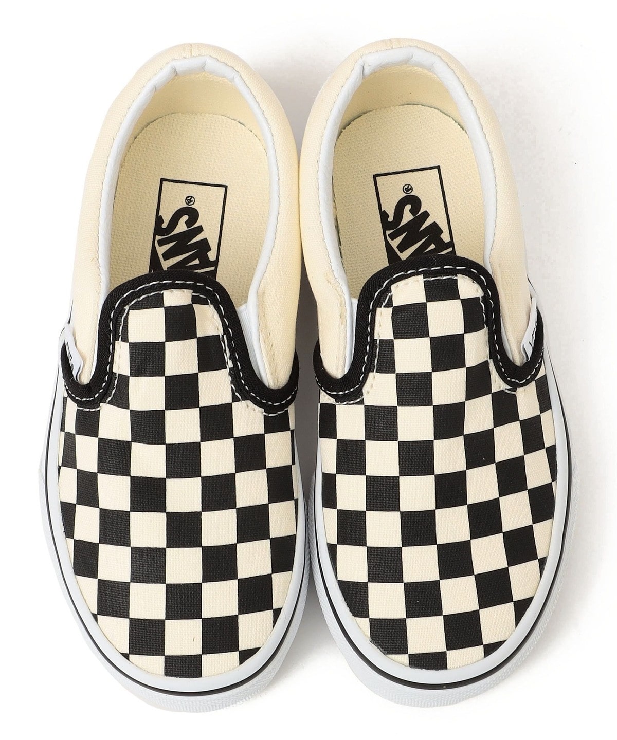 Checkerboard vans shop slip on womens