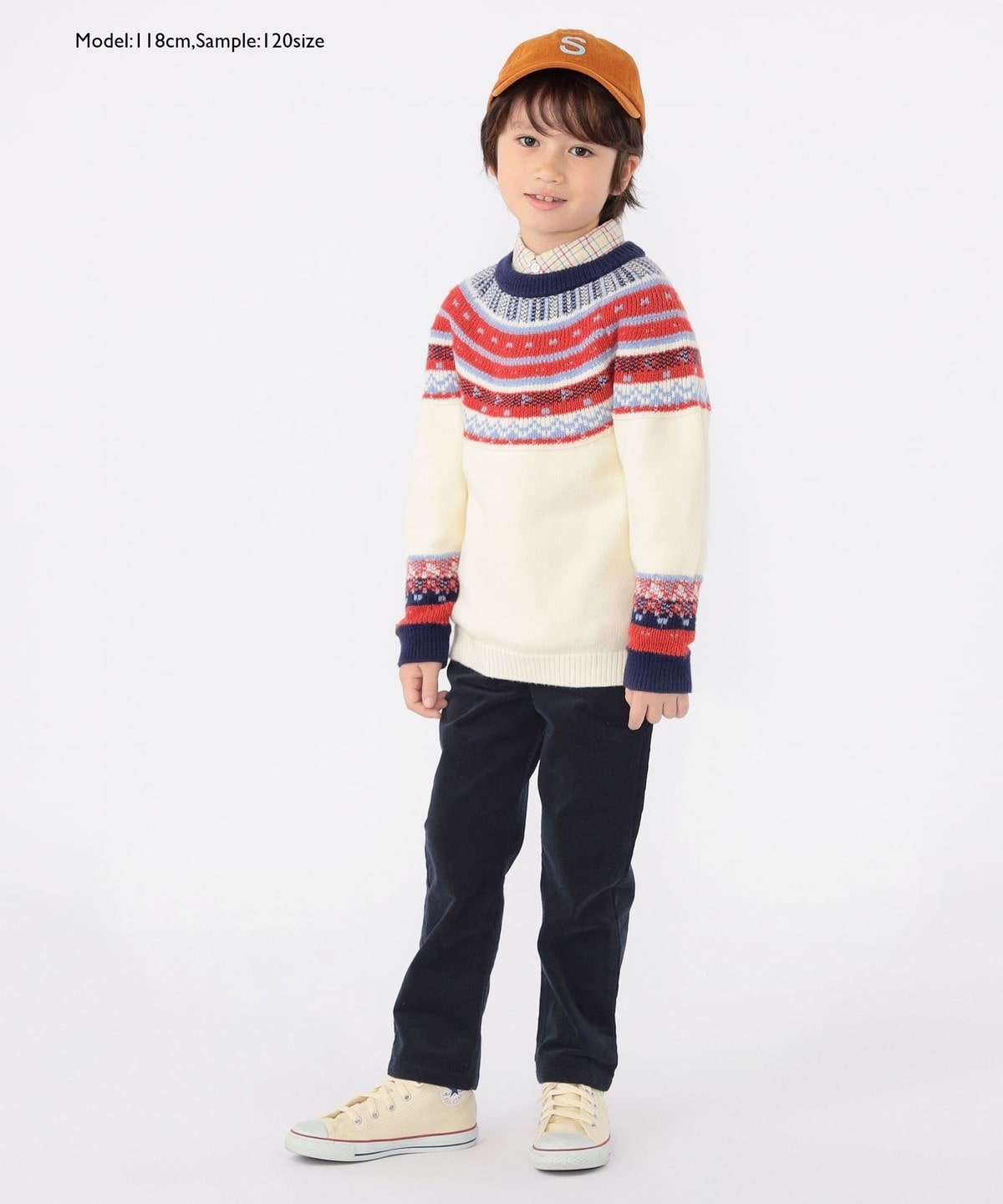 SHIPS KIDS:100～130cm /〈手洗い可能〉ノルディック シルキー ジャ