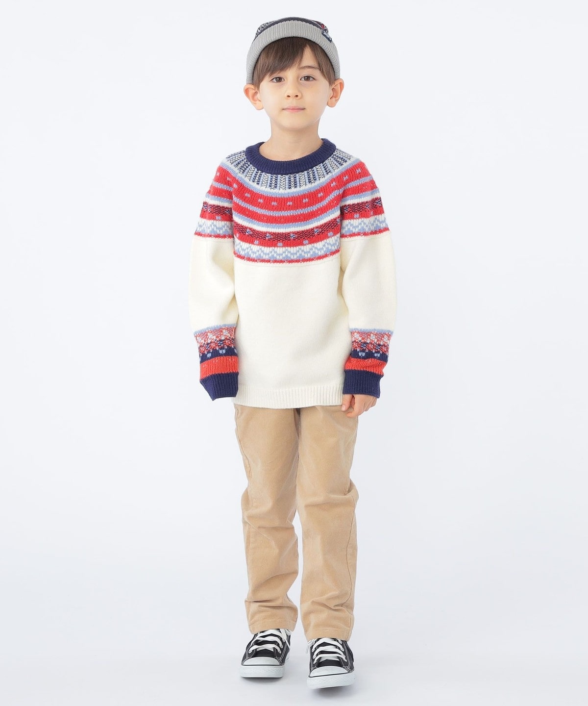 SHIPS KIDS:100～130cm /〈手洗い可能〉ノルディック シルキー ジャ