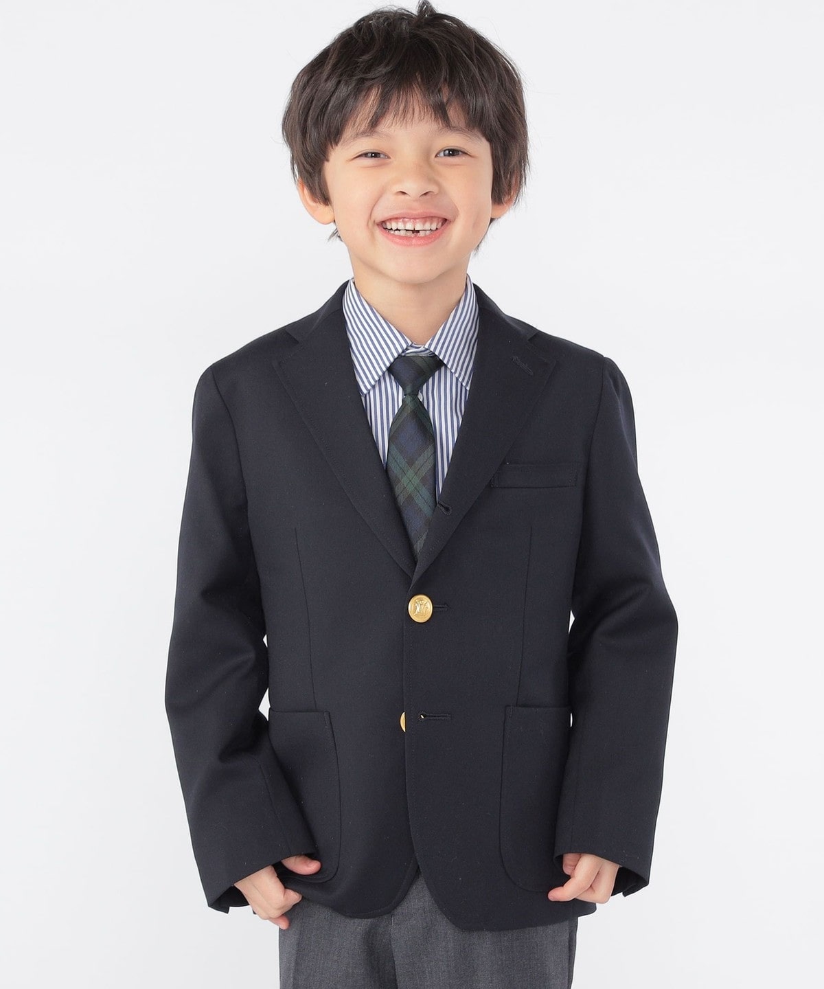 SHIPS KIDS:100～130cm / ウール メタル ボタン ジャケット: スーツ