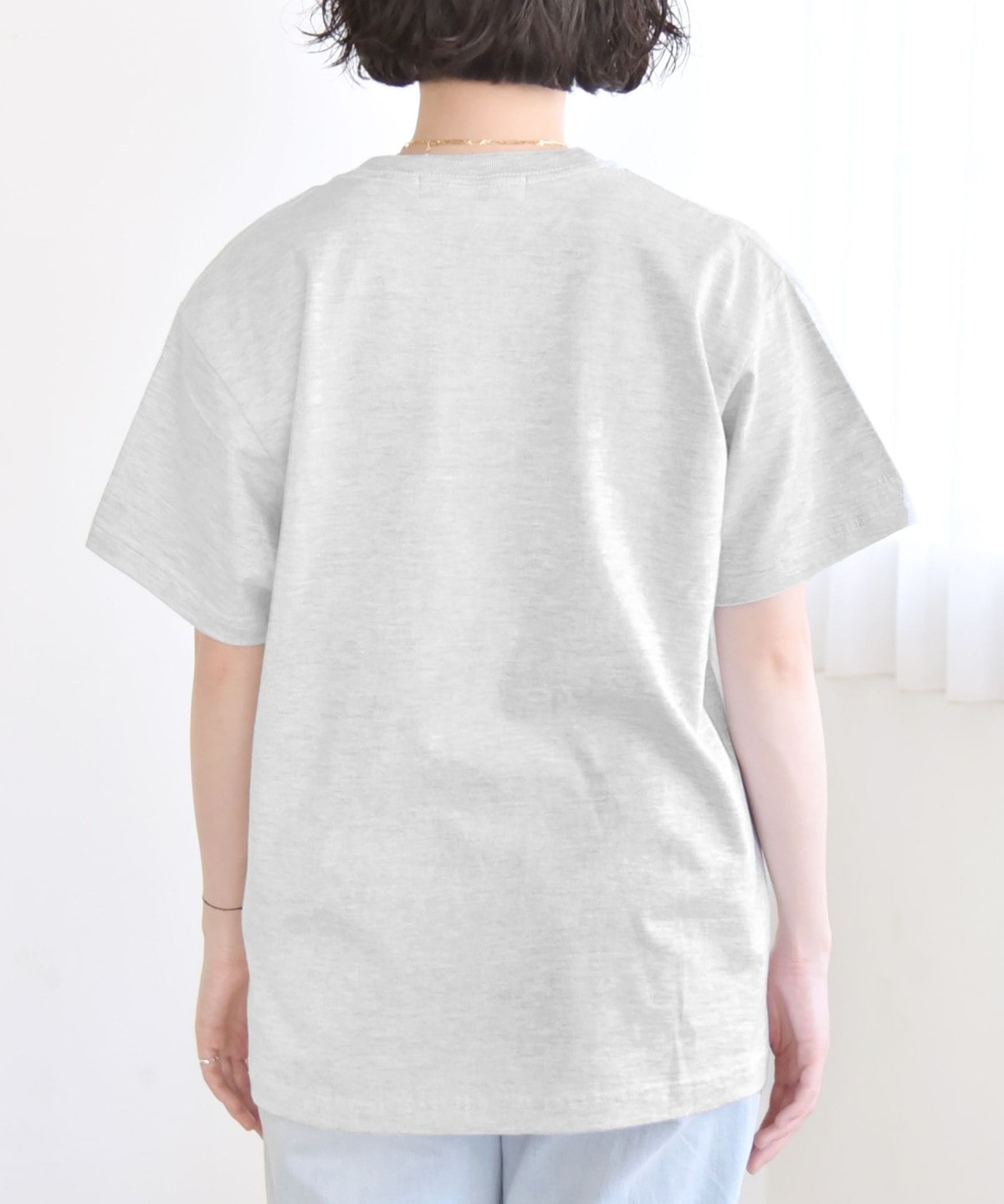 ANGE IN DISGUISE:〈手洗い可能〉コットン Nolita ロゴ TEE