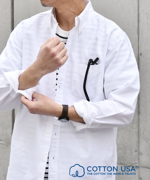 ☆YARMOUTH☆【ラルフローレン】コットン100％刺繍ロゴボタンダウンシャツ
