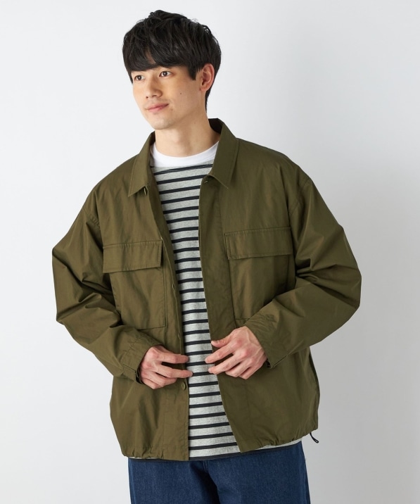 SHIPS any 別注】HINSON: BDU シャツジャケット◇: シャツ/ブラウス