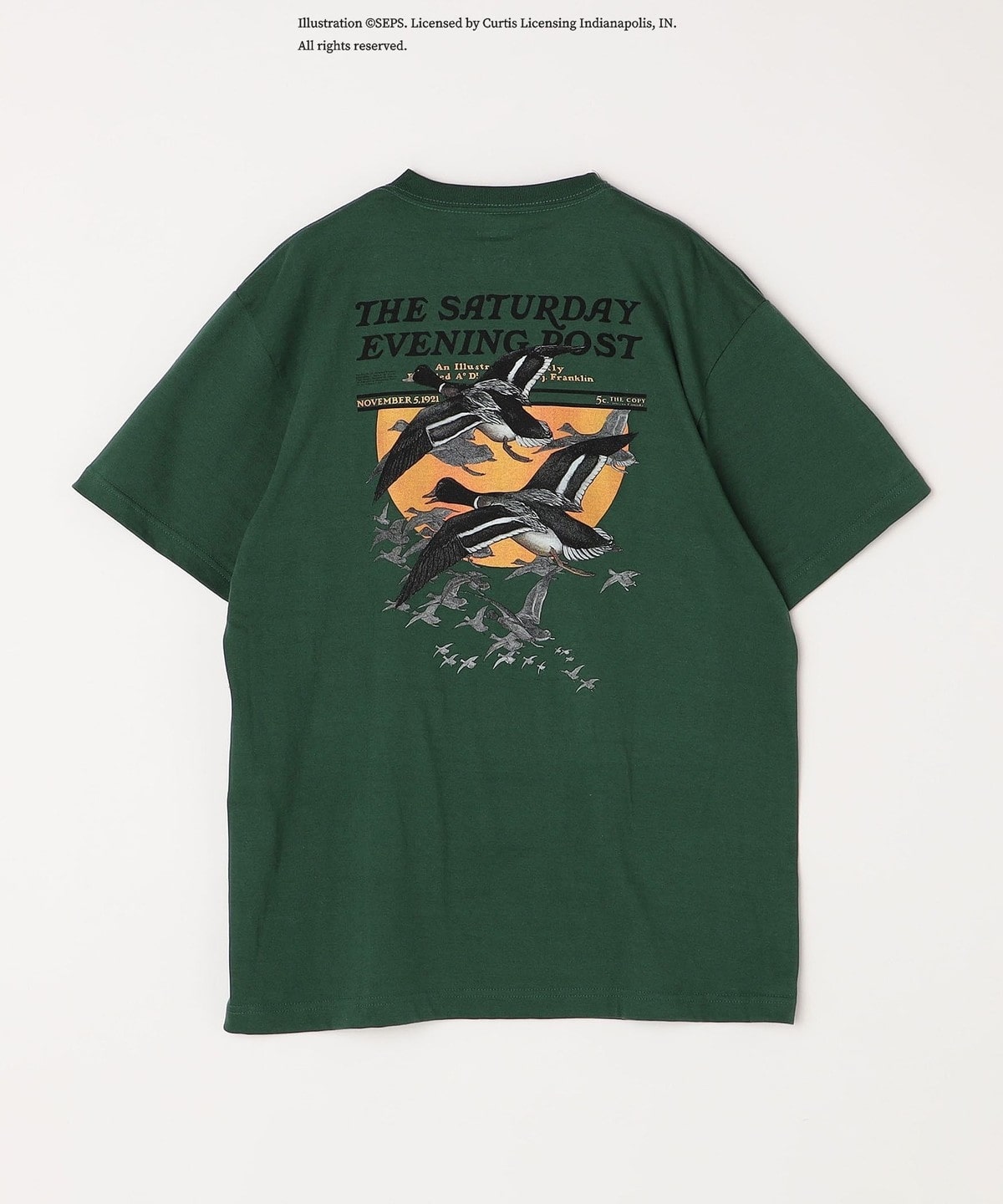 SHIPS any: The Saturday Evening Post プリント Tシャツ◇: Tシャツ 