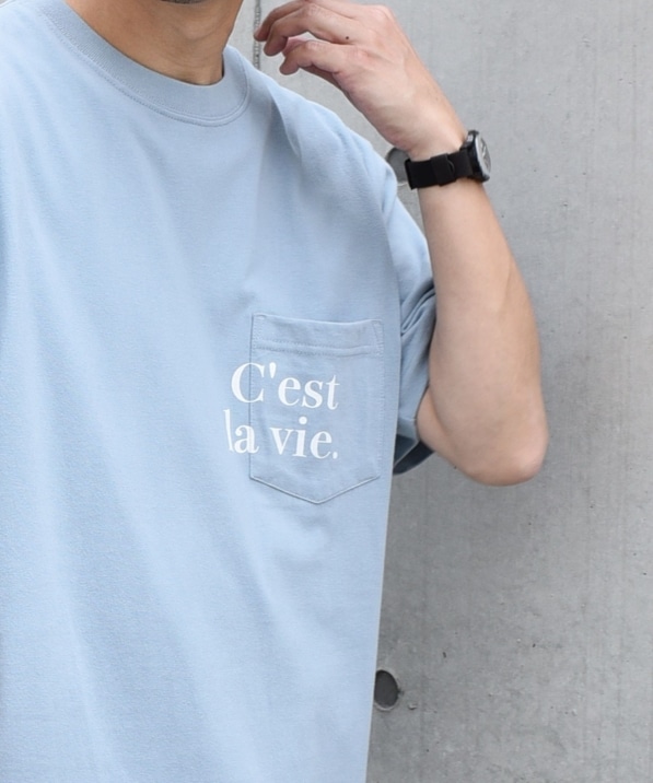 SHIPS any: 〈ユニセックス〉C'est la vie. イレギュラー ワンポイント プリント ポケット Tシャツ◇: Tシャツ/カットソー  SHIPS 公式サイト｜株式会社シップス