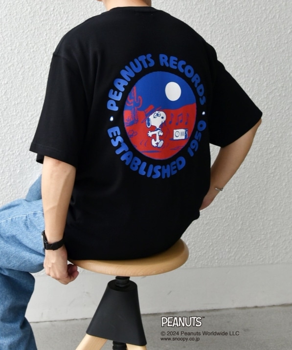 SHIPS any: SNOOPY コラボ RECORDS グラフィック バック プリント Tシャツ◇: Tシャツ/カットソー SHIPS  公式サイト｜株式会社シップス