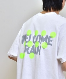 【SHIPS any別注】Welcome-rain: NEON RAINDROPS Tシャツ: T 