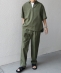 SHIPS any:〈洗濯機可能〉リネンライク セミワイド パンツ(セットアップ対応) 25SS◇