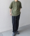 SHIPS any:〈洗濯機可能〉リネンライク セミワイド パンツ(セットアップ対応) 25SS◇