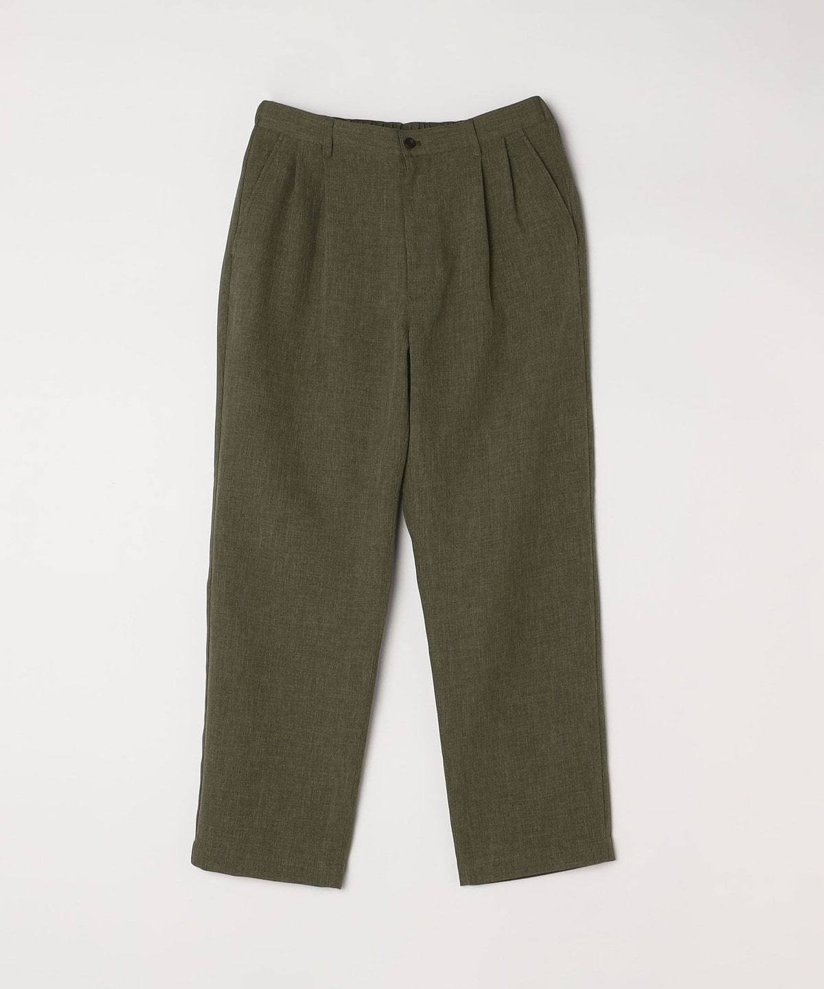 SHIPS any:〈洗濯機可能〉リネンライク セミワイド パンツ(セットアップ対応) 25SS◇
