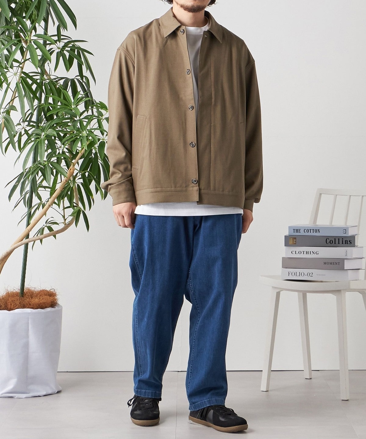 SHIPS any: 〈手洗い可能〉 ショート ブルゾン 24SS◇: アウター