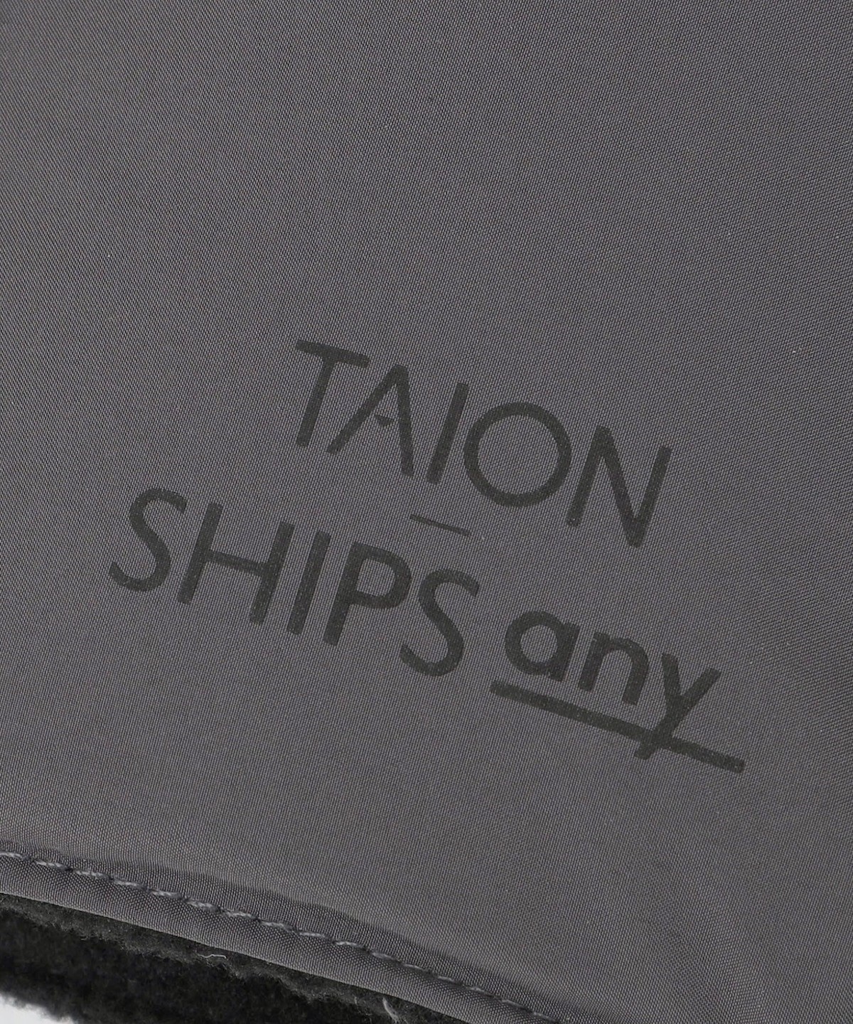 SHIPS any別注】TAION:〈手洗い可能〉リバーシブル ダウンネック