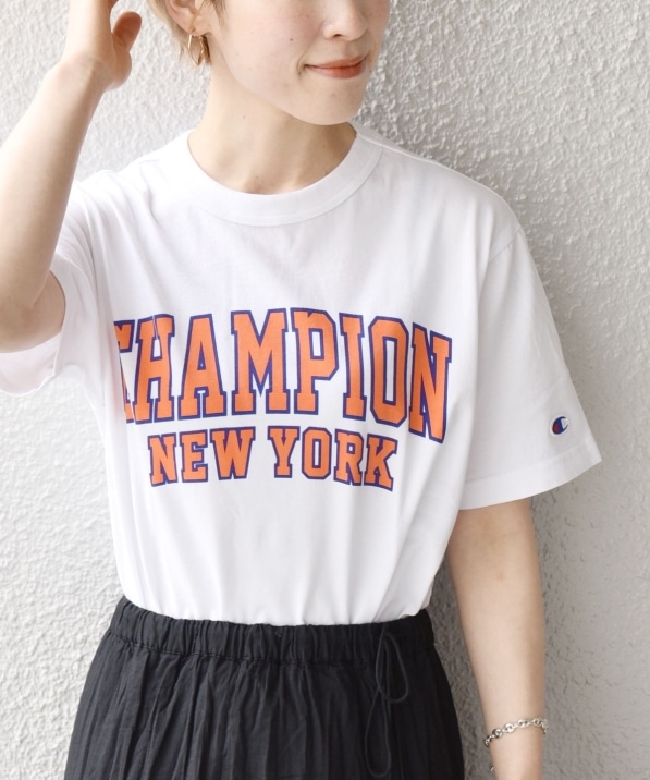 Champion カラー ロゴ プリント Tee Tシャツ カットソー Ships 公式サイト 株式会社シップス