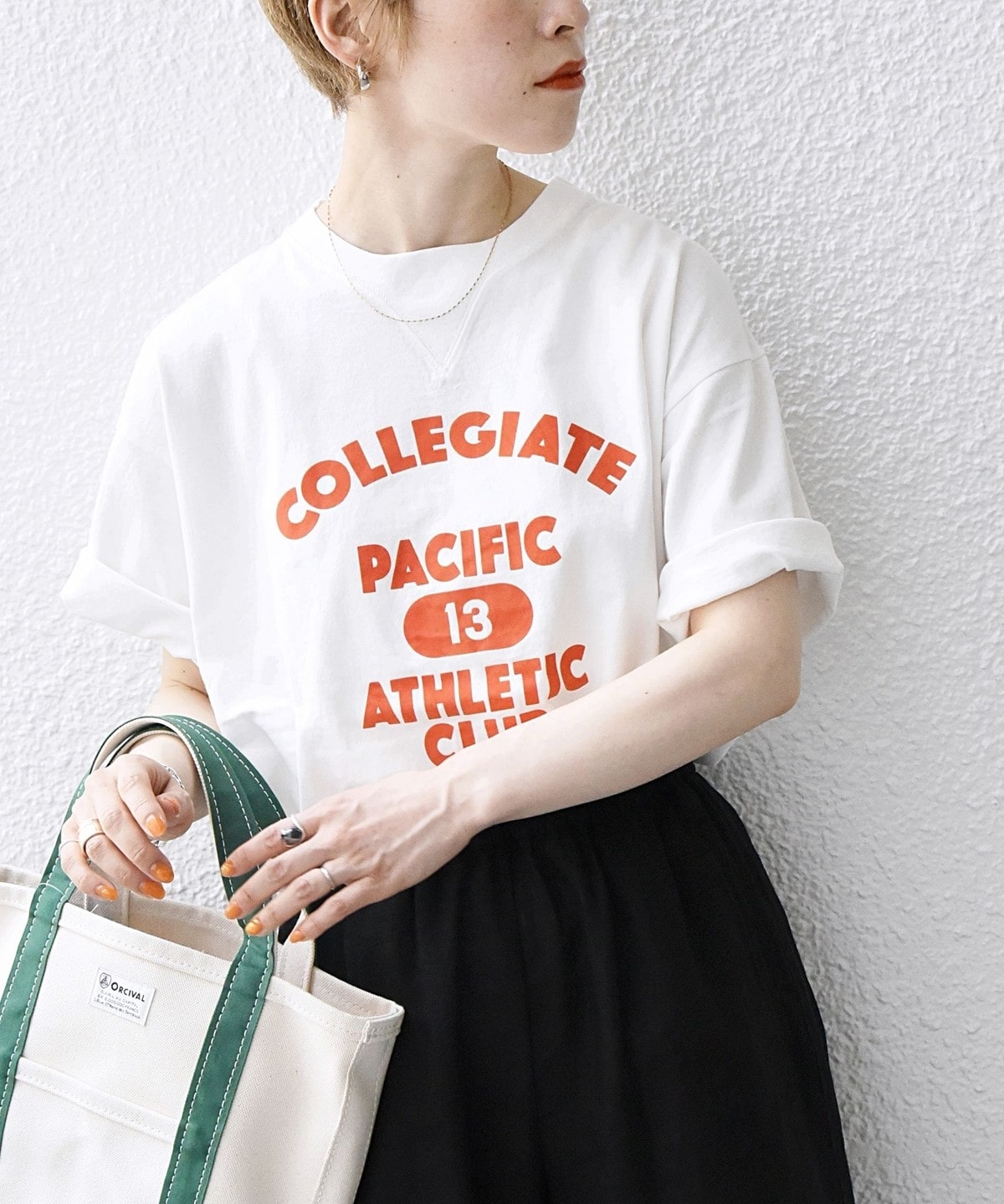 SHIPS any別注】Collegiate Pacific: Tシャツ 23SS: Tシャツ