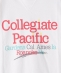 《予約》【SHIPS any別注】Collegiate Pacific:〈洗濯機可能〉V ガゼット プリント & 刺繍 Tシャツ 25SS