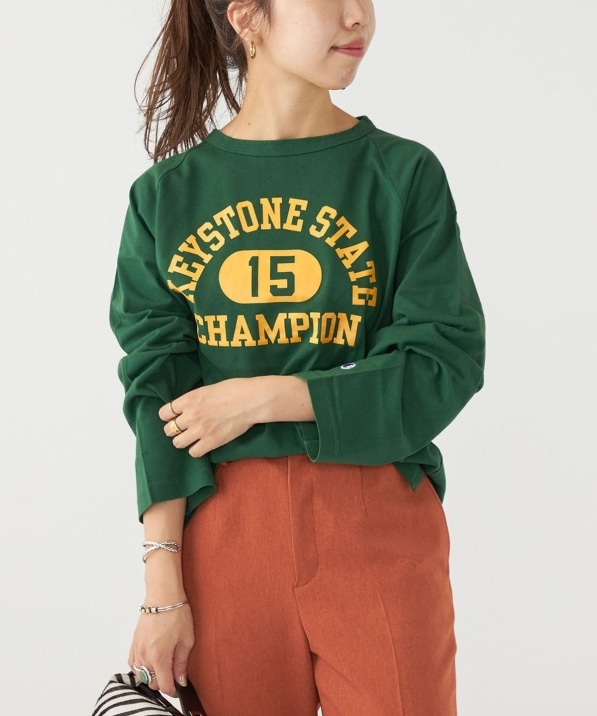 Champion ウォッシャブル デザイン ロゴ ロングスリーブ Tee Tシャツ カットソー Ships 公式サイト 株式会社シップス