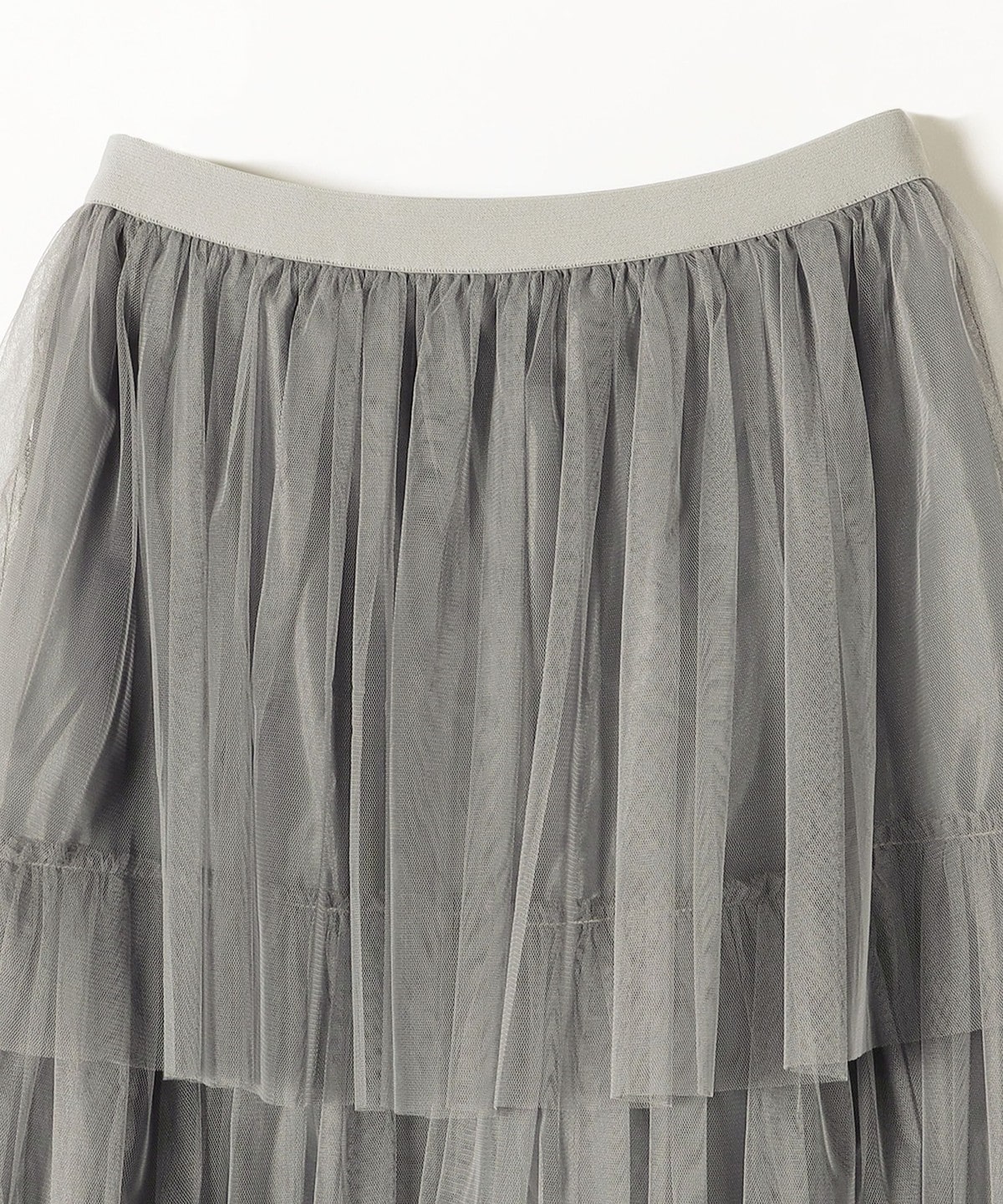 SHIPS any:〈手洗い可能〉チュール ティアード スカート: スカート