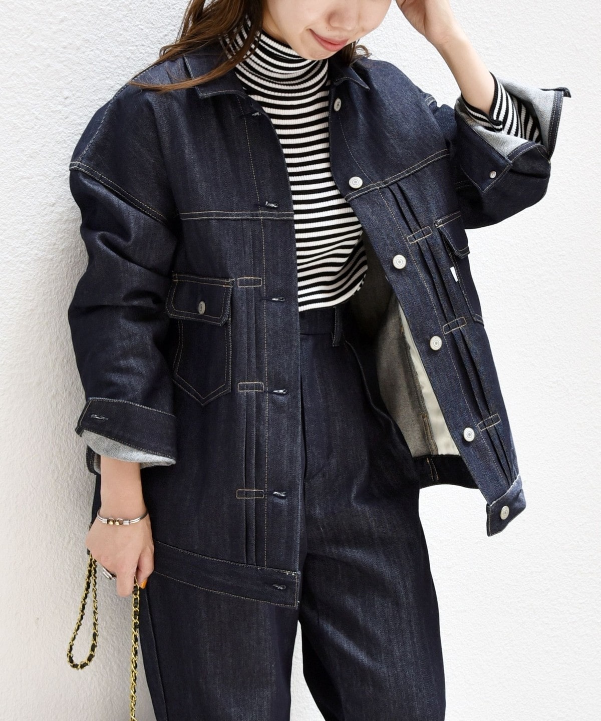 SHIPS any:〈洗濯機可能〉デニム ジャケット 23AW［SHIPS any DENIM