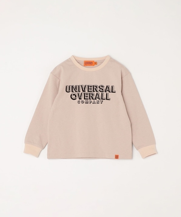 UNIVERSAL OVERALL: フロッキー プリント ロンT <KIDS>◇: Tシャツ