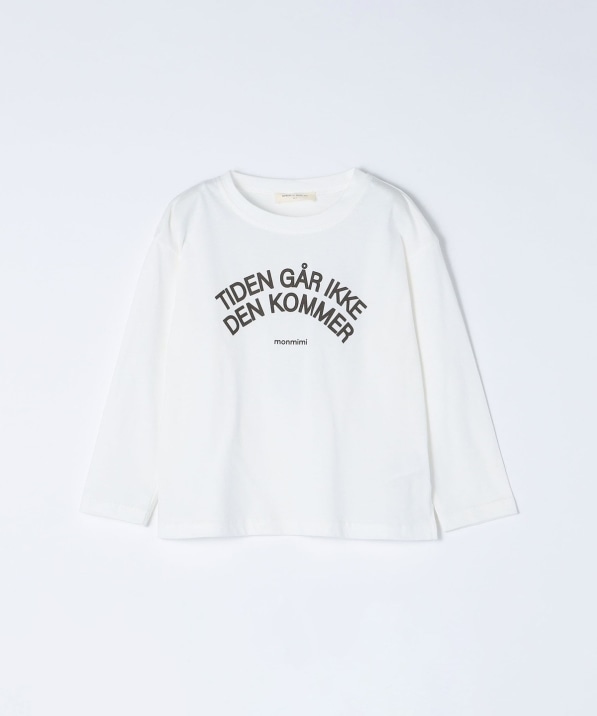 SHIPS any別注】MONMIMI:プリント 長袖 Tシャツ<KIDS>: Tシャツ