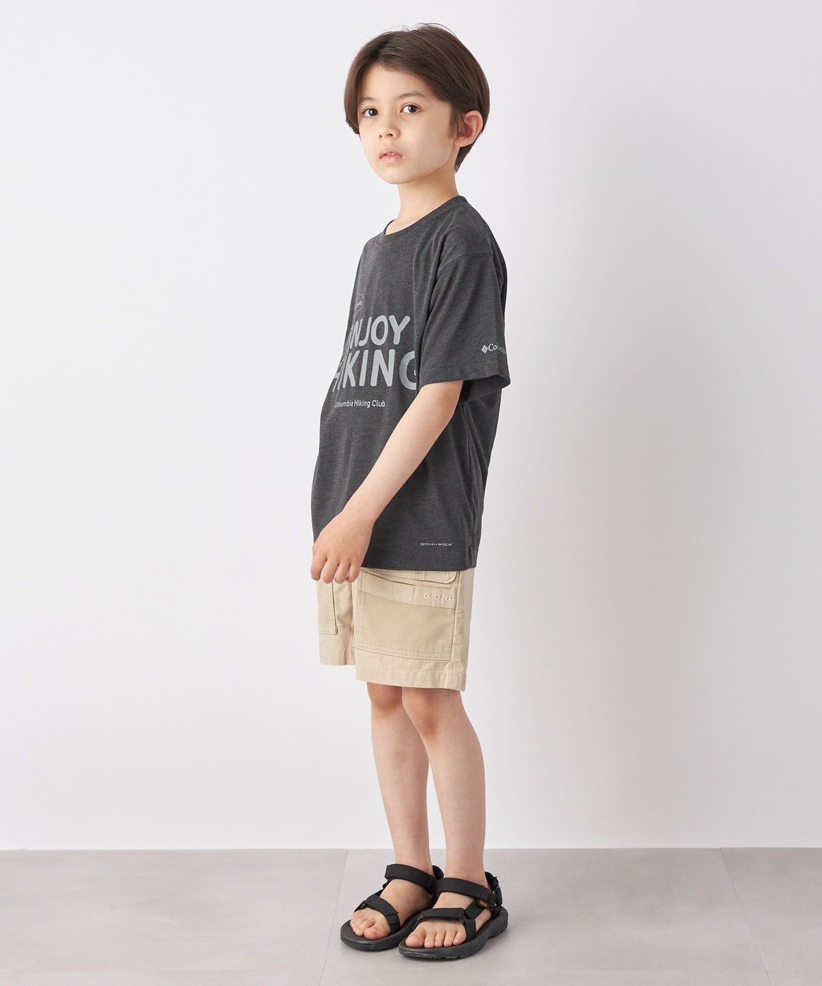 Columbia: 〈吸湿速乾〉 グラフィック プリント 半袖 Tシャツ<KIDS>: T