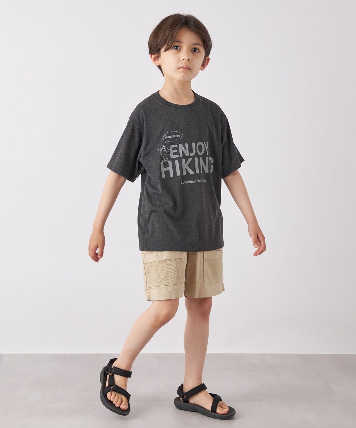 Columbia: 〈吸湿速乾〉 グラフィック プリント 半袖 Tシャツ<KIDS>: T