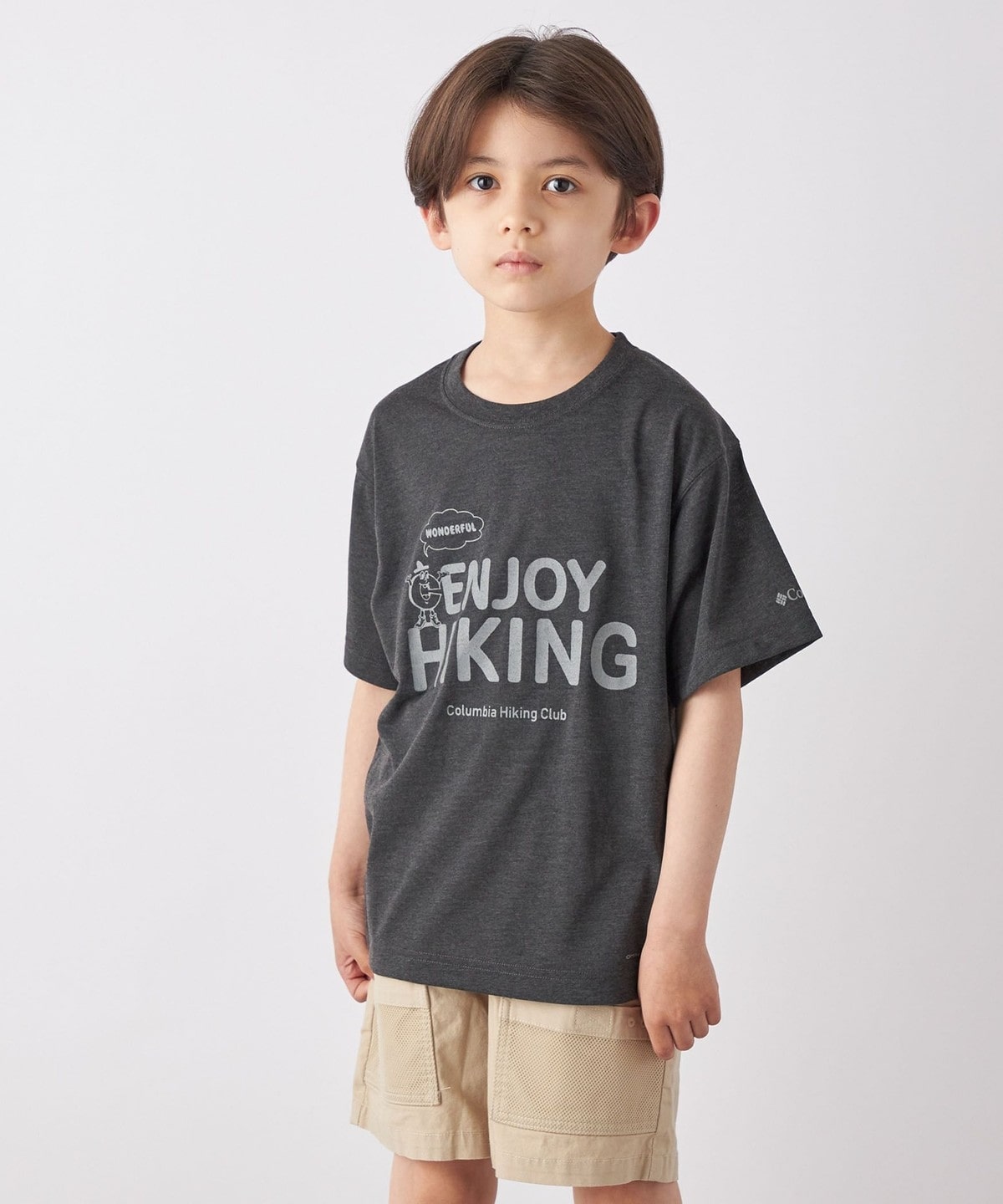 Columbia: 〈吸湿速乾〉 グラフィック プリント 半袖 Tシャツ<KIDS>: T